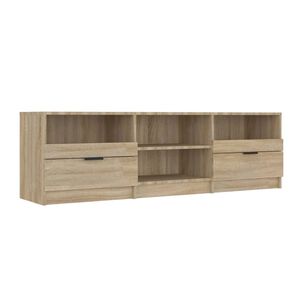 vidaXL TV skapītis, ozolkoka krāsa, 150x33,5x45 cm, inženierijas koks