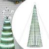 vidaXL LED Ziemassvētku eglīte 1028 LED Auksti Balts 403 cm