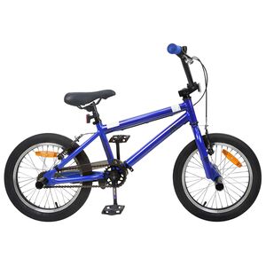 vidaXL BMX Velosipēds 20 Collas pēc 9 gadu vecuma Tum&scaron;i zils