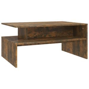 vidaXL kafijas galdiņ&scaron;, ozolkoka, 90x60x42,5 cm, inženierijas koks