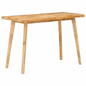 vidaXL Ēdamistabas galds Dabiska 100 x 55 x 75 cm Cieta mango koksne