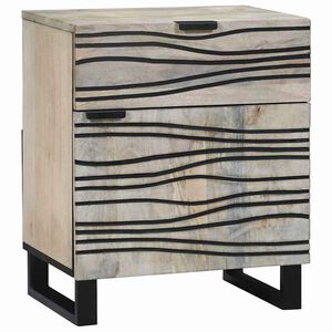 vidaXL Nakts skapītis Balts 50 x 33 x 60 cm Inženierijas koks