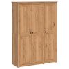 vidaXL Skapis PANAMA Medus 131,5 x 50 x 185 cm Priedes masīvkoks