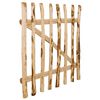 vidaXL žoga vārti, vienviru, 100x100 cm, lazdas koks