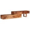 vidaXL TV skapītis, 200x30x35 cm, brūns masīvs rožkoks
