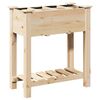 vidaXL Dārza stādītājs Bē&scaron;a 71 x 37 x 76,5 cm Masīvs egle koks