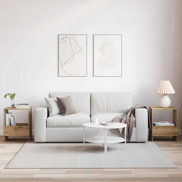 vidaXL Žurnālu statīvs 2 pcs Artisānā ozols 35 x 30 x 45 cm