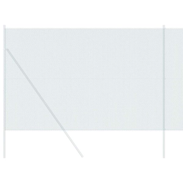 vidaXL Sešstūra žogs Zaļa 1.5 x 10 m Tērauds