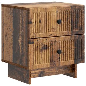 vidaXL Nakts skapītis Vecs koks 43 x 34,5 x 47,5 cm Inženierijas koks