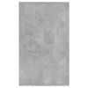 vidaXL kumode, betona pelēka, 135x41x75 cm, inženierijas koks