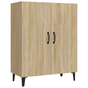 vidaXL kumode, ozolkoka krāsa, 70x34x90 cm, inženierijas koks