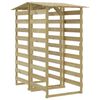 vidaXL pergola ar jumtu, 2 gab., 100x90x200 cm, impregnēta priede