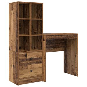 vidaXL Galds Vecs koks 115,5 x 40 x 127 cm 2 gab.