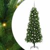 vidaXL Ziemassvētku eglīte su 300 LED ar statīvu Zaļa 240 cm PE