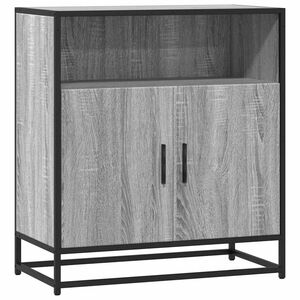 vidaXL kumode, pelēka koka, 68x35x76 cm, inženierijas koks