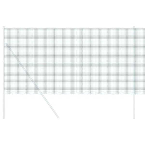 vidaXL Metinātās stieples žogs Zaļa 1.2 x 50 m Tērauds