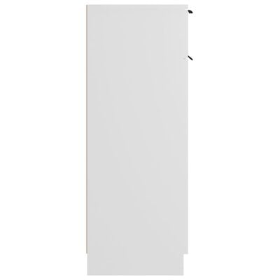 vidaXL vannasistabas skapītis, balts, 32x34x90 cm, inženierijas koks