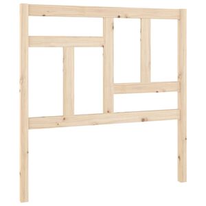vidaXL gultas galvgalis, 95,5x4x100 cm, priedes masīvkoks