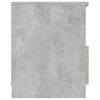 vidaXL naktsskapī&scaron;i, 2 gab. betona pelēki 40x40x50cm inženierijas koks