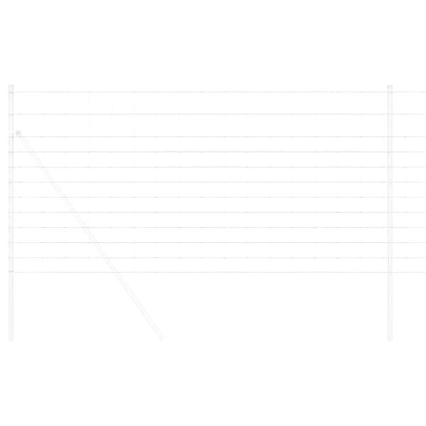 vidaXL Savvaļas žogs Karsti galvanizēts 1000 x 120 x 0,18 cm Dzelzs