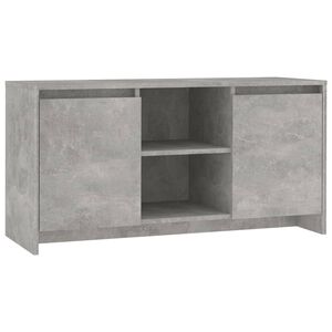vidaXL TV skapītis, betona pelēks, 102x37,5x52,5 cm, inženierijas koks