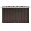 vidaXL dārza uzglabā&scaron;anas kaste, brūna, 109x67x65 cm