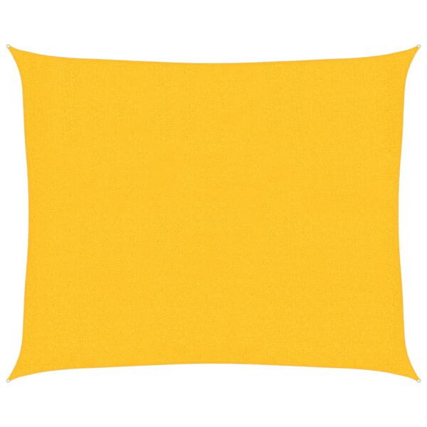 vidaXL saulessargs, 160 g/m&sup2;, dzeltens, 2,5x3 m, HDPE