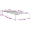 vidaXL Osmaņu gultas rāmis bez matrača gaiši pelēks 80x200 cm audums