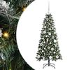 vidaXL Mākslīgā Ziemassvētku eglīte Zaļa 120 cm