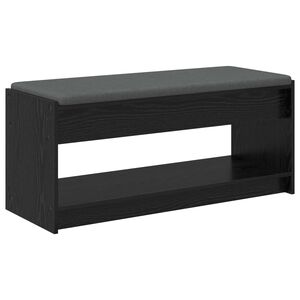 vidaXL Zāles sols Melnais Ozols 103 x 38 x 45 cm