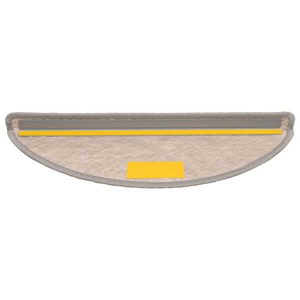 vidaXL Kāpņu Paklāji Pa&scaron;līmējo&scaron;ie Sisal-Look 30 gab 56x17x3 cm Platina