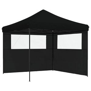 vidaXL Balles telts Melns 292 x 292 x 315 cm Oksforda audums