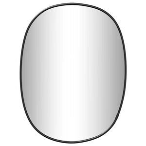 vidaXL sienas spogulis, melns, 40x30 cm