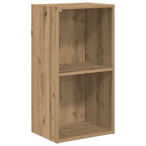 vidaXL grāmatu plaukts, koka krāsa, 40x30x77 cm, inženierijas koks