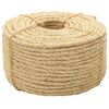 vidaXL virve, 10 mm, 250 m, 100% sizals