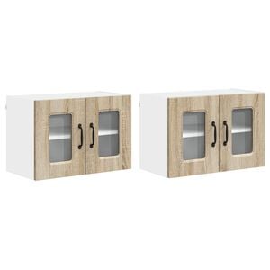 vidaXL Trauku ma&scaron;īnas panelis Kalmar 2 pcs Sonoma ozols