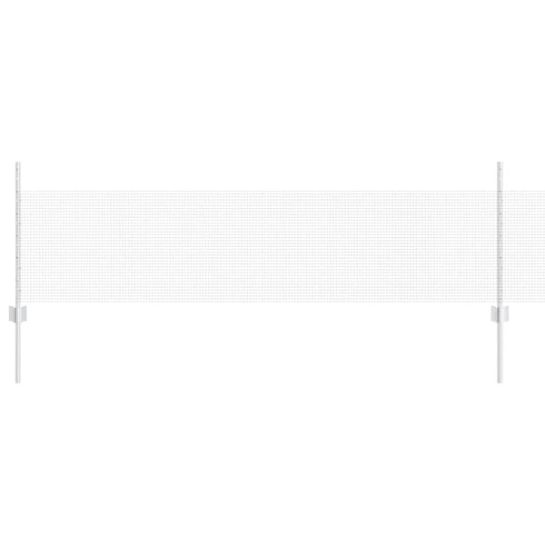 vidaXL Žogs ar stabu Sudraba 0,5 x 50 m Tērauds