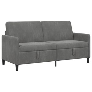 vidaXL Sofas ar uzglabā&scaron;anu 3-vietīgs Tum&scaron;i pelēka 172 x 78 x 87 cm