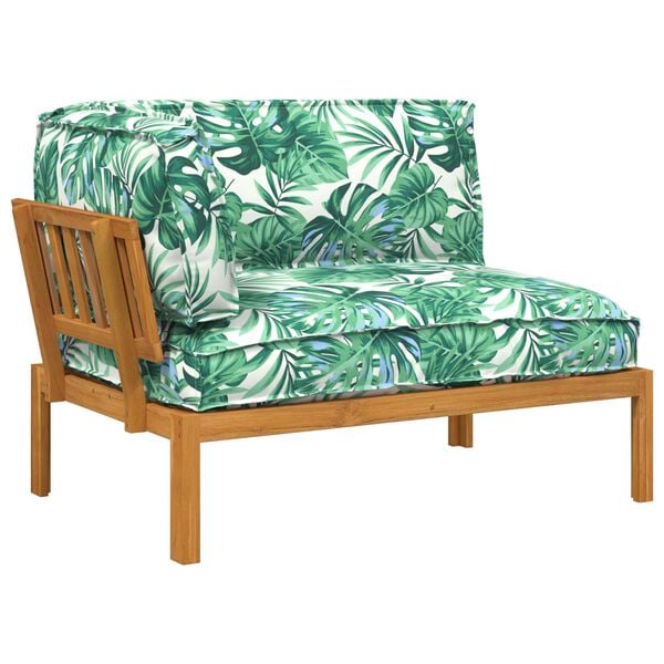 vidaXL Dīvānu komplekts ar spilvenu Lapa Lapu raksts 133 x 92 x 69 cm