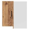 vidaXL virtuves sienas stūra skapis "Kalmar" veca koka