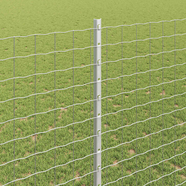 vidaXL Žoga stabi 88 pcs Sudraba 180 cm Tērauds