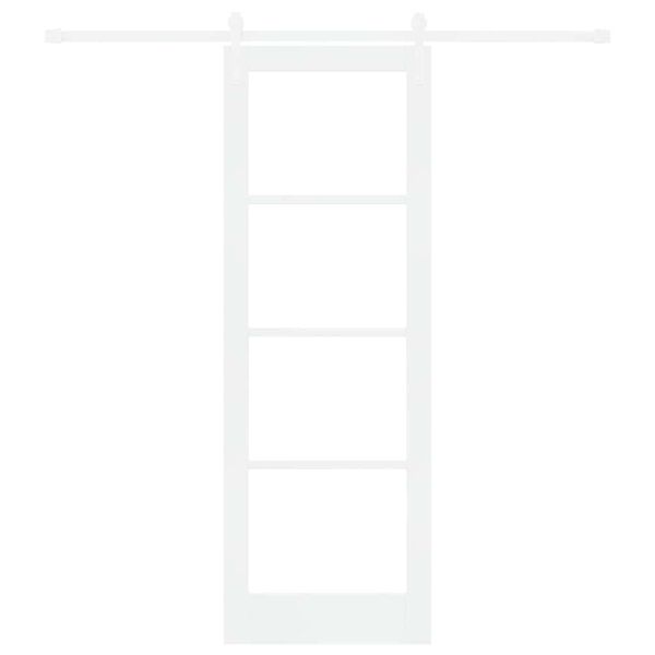 vidaXL Slīdo&scaron;ās durvis ORKDAL Balts 73,5 x 211 cm