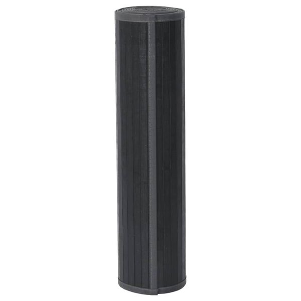 vidaXL paklājs, taisnstūra forma, pelēks, 60x300 cm, bambuss