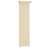 vidaXL āra rullo žalūzijas, krēmkrāsas, 65 (platums) x 230 (augstums) cm, HDPE