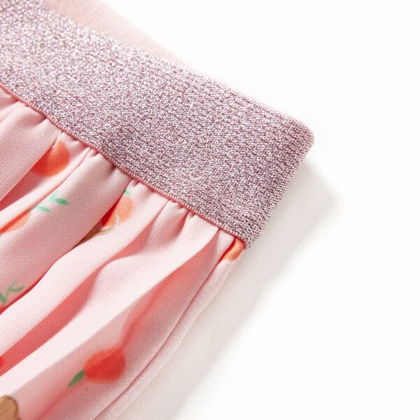 Flisēti bērnu svārki, gaiši oranži, 92