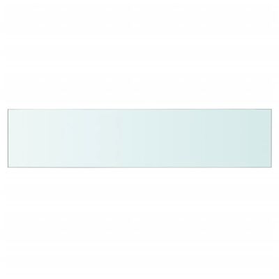 vidaXL stikla plauktu paneļi, 2 gab., 60x12 cm, caurspīdīgi