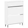 vidaXL Apavu skapis ZWOLLE 78 x 24 x 103 cm Inženierijas koks Balts
