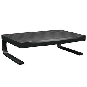 vidaXL monitora paliktnis, melns, 37x28x11,5 cm