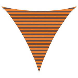 vidaXL Saules ēnas buras Oranžs un brūns 3 x 3 x 3 m