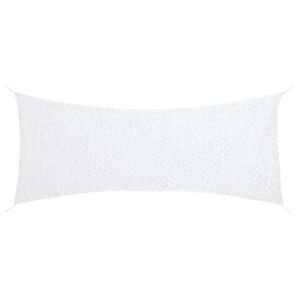 vidaXL maskē&scaron;anās tīkls ar somu, 312x140 cm, balts